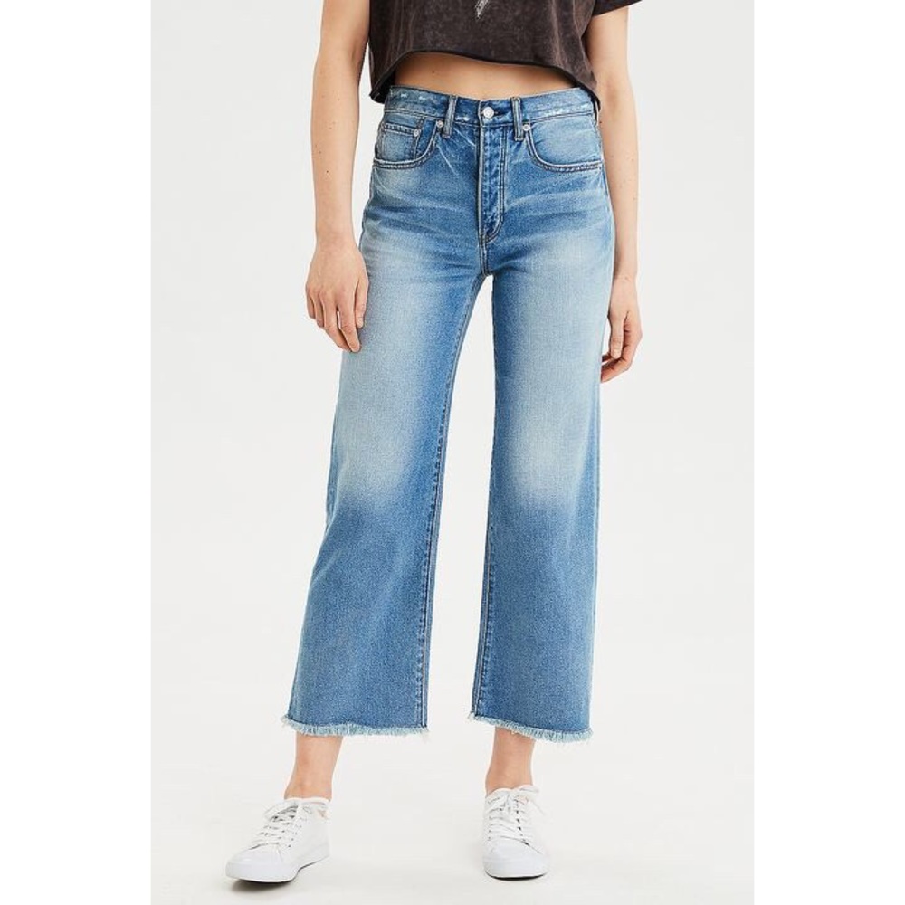 American Eagle high waisted wide leg flare